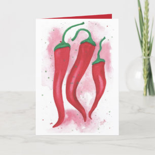 Spicy Peppers Tack Kort