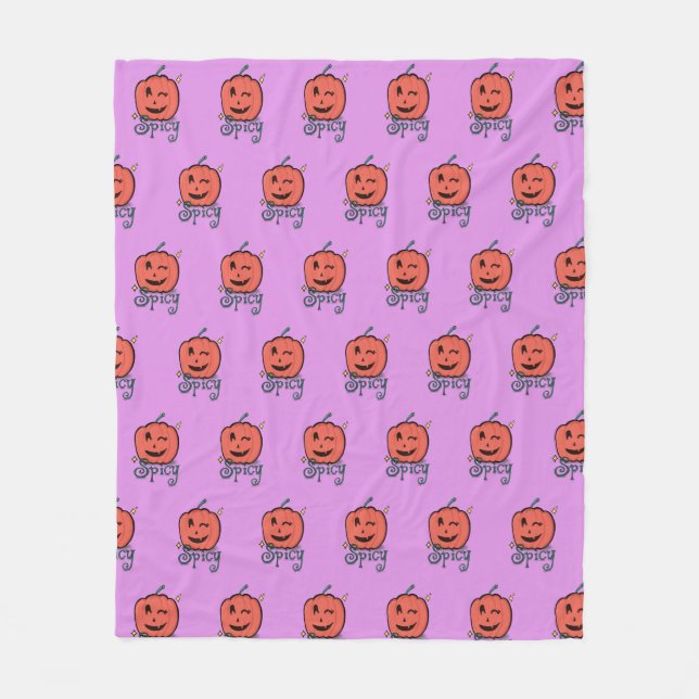 Spicy Pumpkin Spice Fleecefilt (Framsidan)