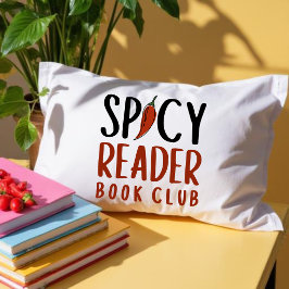 Spicy Reader Bokklubb Typografi Present Lumbarkudde