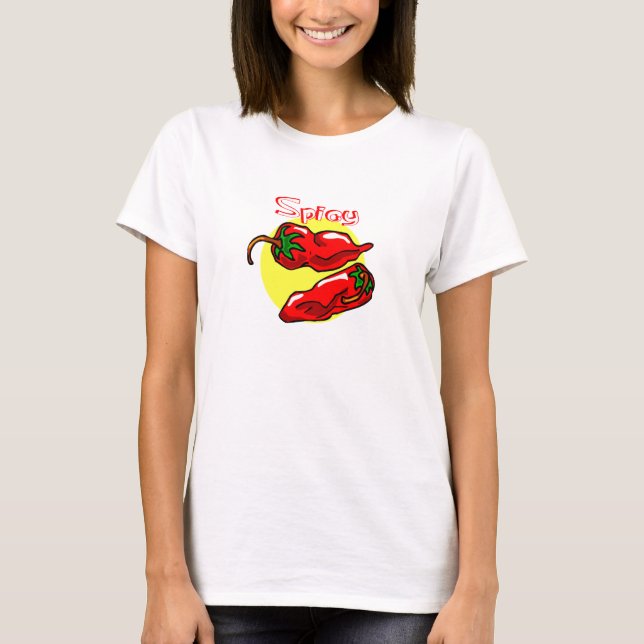 Spicy Red Chili Peppers Tee (Framsida)