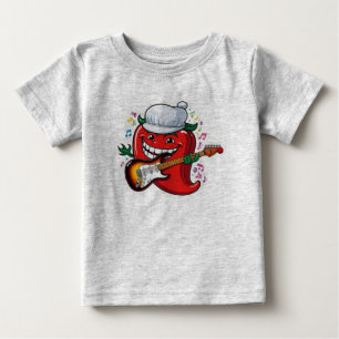Spicy Rockstjärna Chili Pepper T Shirt