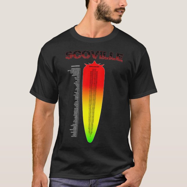 Spicy Scoville Heat  T Shirt (Framsida)