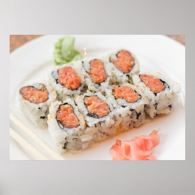 Spicy Tuna Roll Sushi Poster (Framsidan)