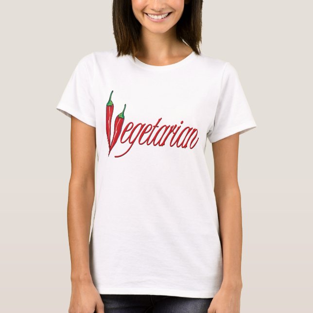Spicy Vegetarian Tee (Framsida)