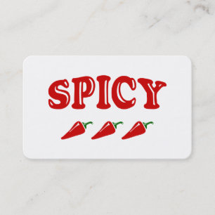 SPICY VISITKORT