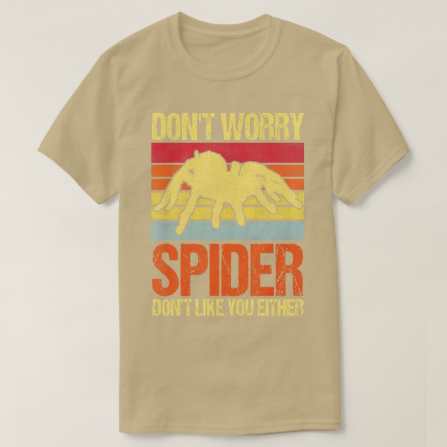 Spider Älskare För manar kvinnor fruktar Skrämt Ta T Shirt (Design framsida)