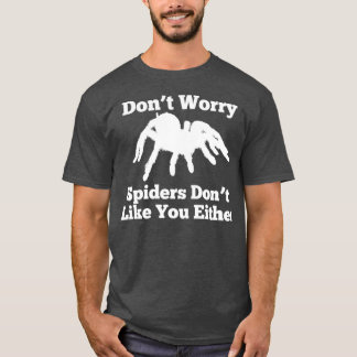 Spider Älskare Gift för manar kvinnor fruktar Skrä T Shirt