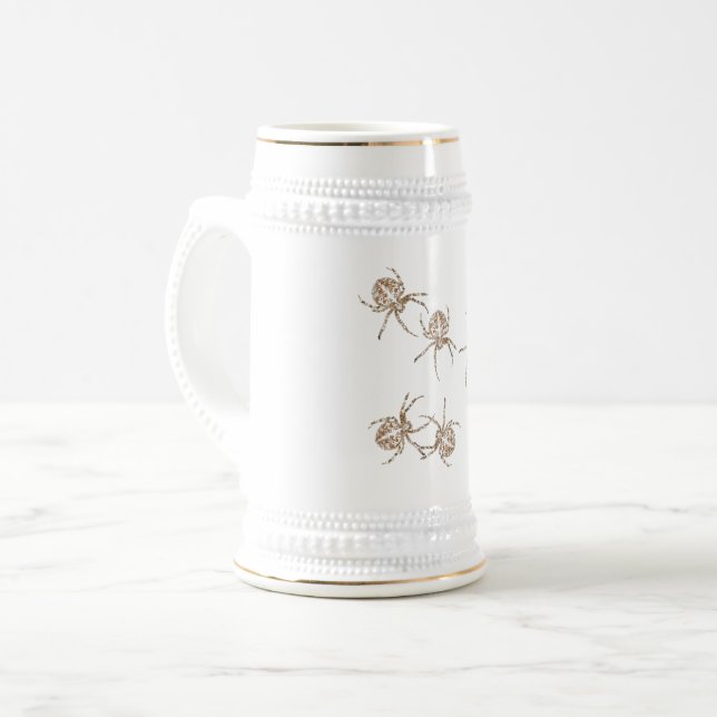 Spider Älskare Spiderman Golden and White Stein Mu Sejdel (Framsida vänster)