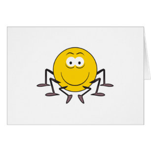 Spider Ansikte Hälsningskort