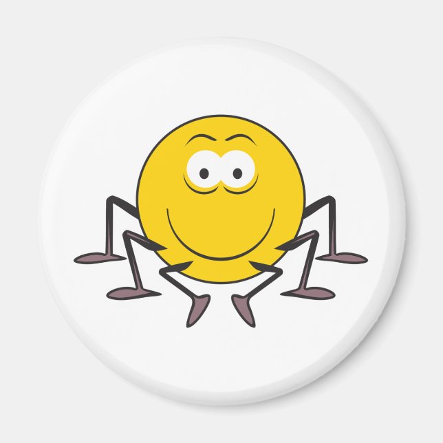 Spider Ansikte Magnet (Framsidan)