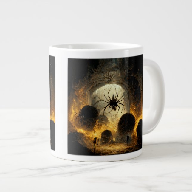 Spider Apocalypse Jumbo Mugg (Framsida höger)