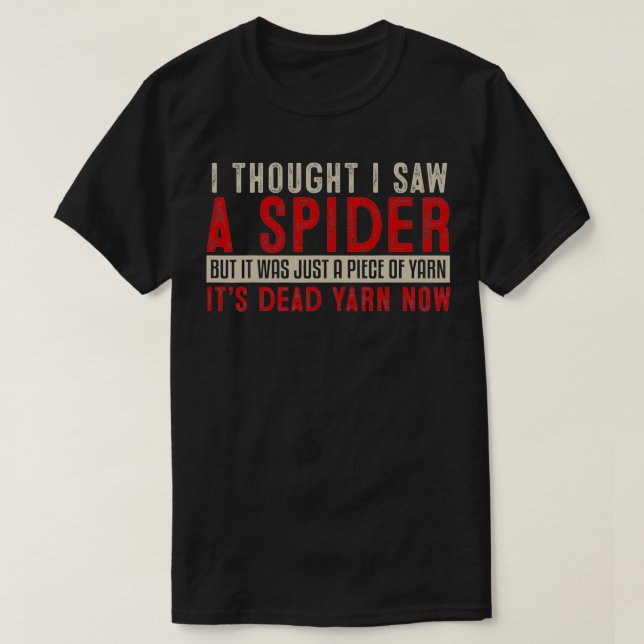 Spider Arachnophobia Gift T Shirt (Design framsida)