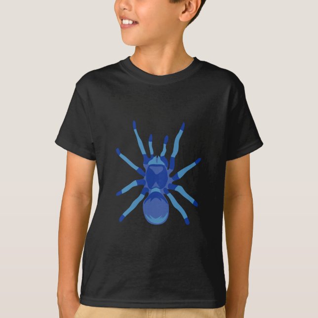 Spider (blå) t-shirt (Framsida)