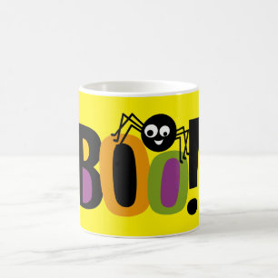 Spider BOO Halloween Kaffemugg
