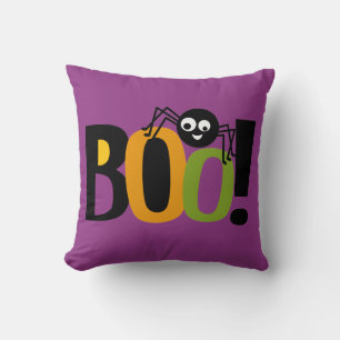 Spider BOO Halloween Kudde