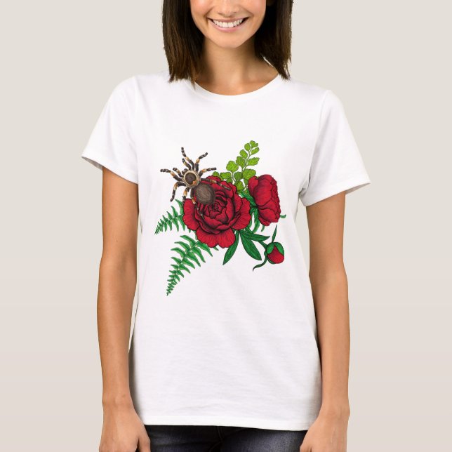 Spider bouquet 2 t shirt (Framsida)