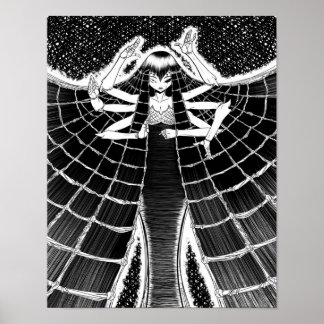 Spider canvas-gåva till Spider älskare | Cute Spid Poster