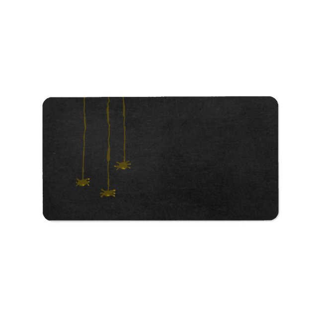 Spider Chandelier-Adressetiketter Adressetikett (Framsidan)