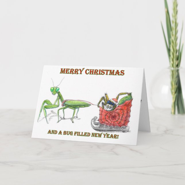 Spider Claus Helgkort (Framsida)