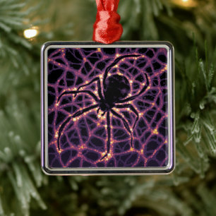 Spider Cosmic Webben, Halloween Galaxy of Horrors Julgransprydnad Metall