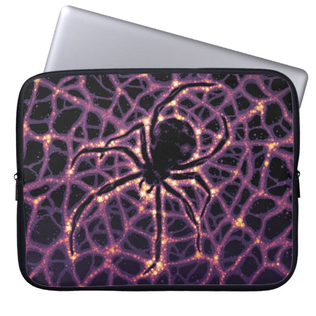 Spider Cosmic Webben, Halloween Galaxy of Horrors Laptop Fodral (Framsidan)