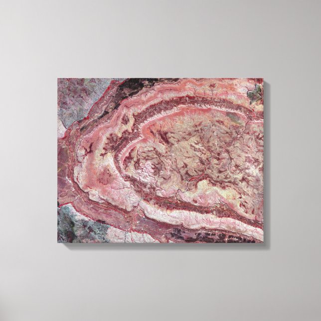 Spider Crater, Westerna Australien Canvastryck (Framsida)