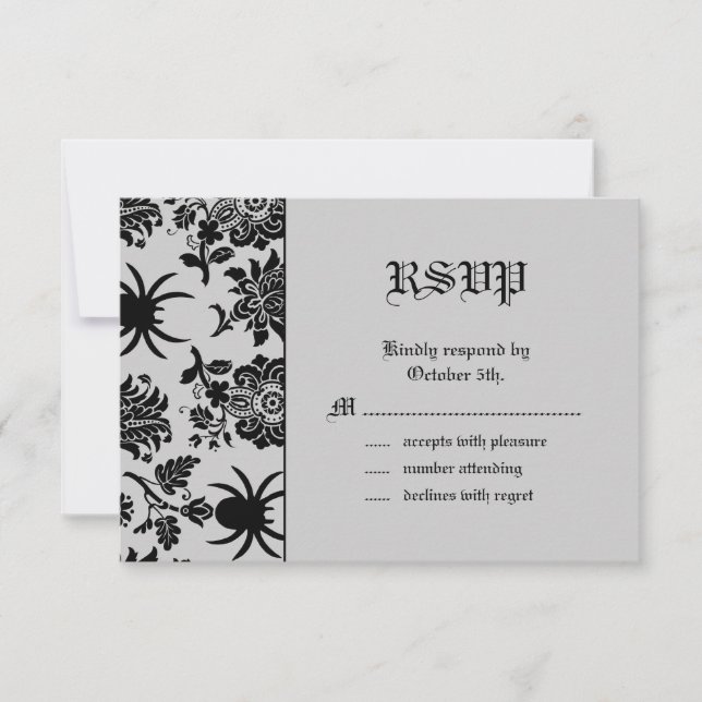 Spider Damask OSA Kort (Framsida)