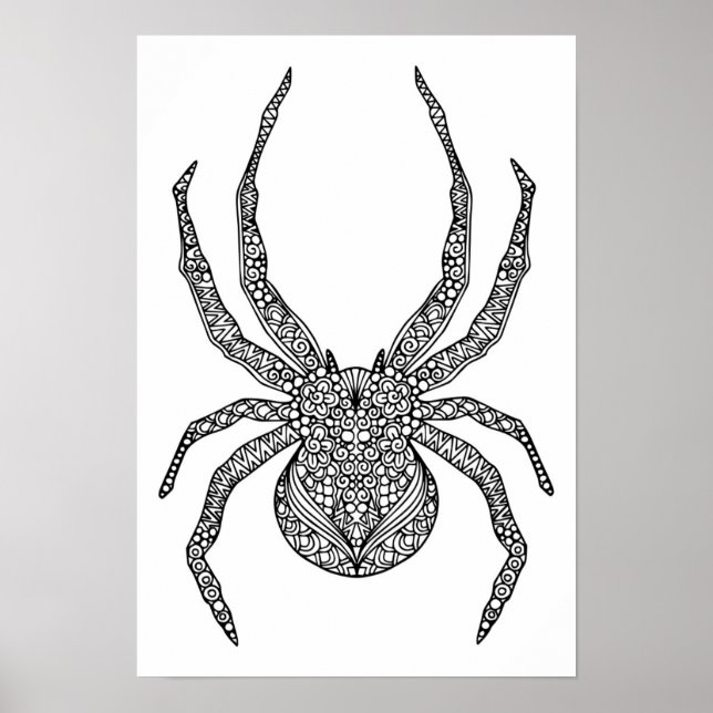 Spider Doodle 2 Poster (Framsidan)