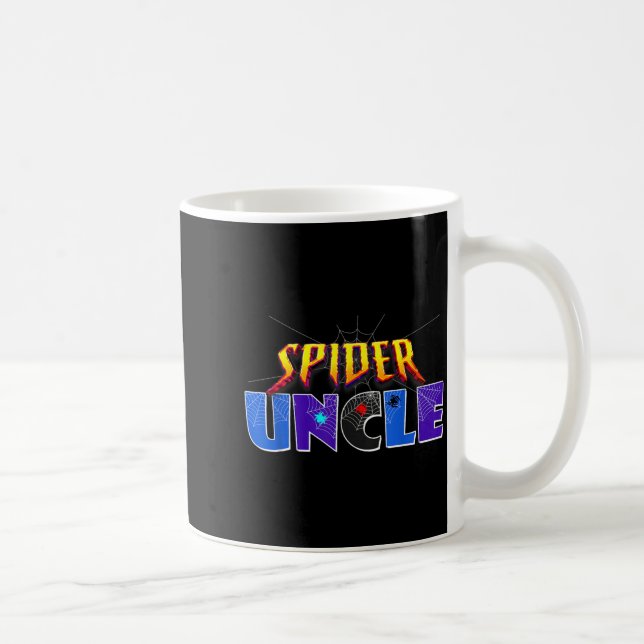 Spider Farbror Design Fars Dag Matchande Familj Kaffemugg (Höger)