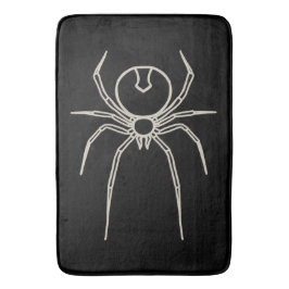 Spider - Fladdermus Black och Bone White Badrumsmatta