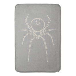 Spider - Ghost Grått och Bone White Badrumsmatta