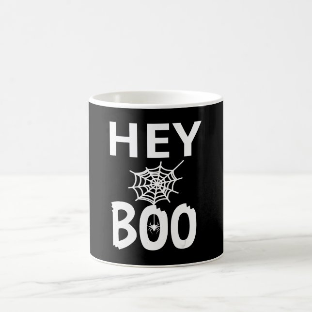 Spider Gift | Boo Halloween Funny Spindelnät Kaffemugg (Center)