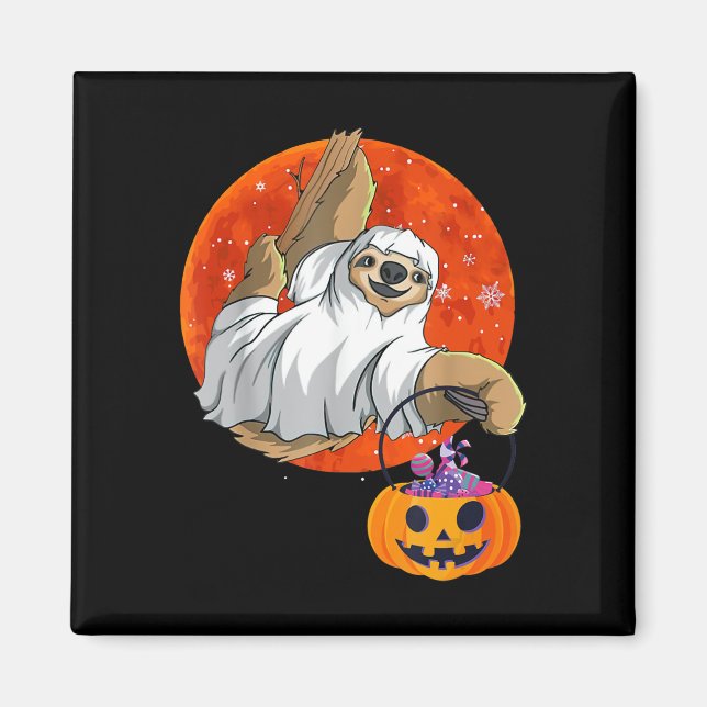 Spider Gift | Boo Halloween med Pumpkin Magnet (Framsidan)