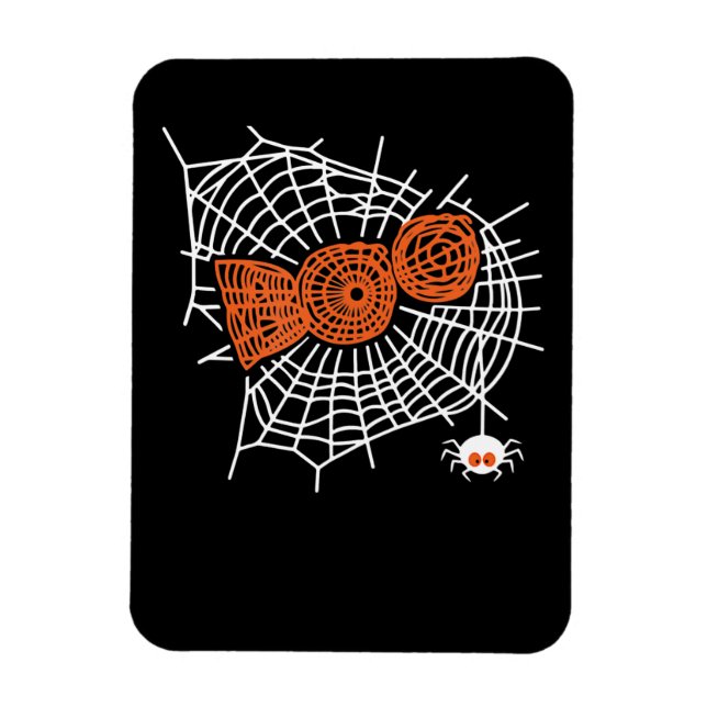 Spider Gift | Boo-Spindelnät för kvinnlig nyck Magnet (Vertikal)