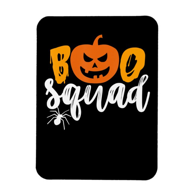 Spider Gift | Boo Squad - Pumpkin Spider Halloween Magnet (Vertikal)