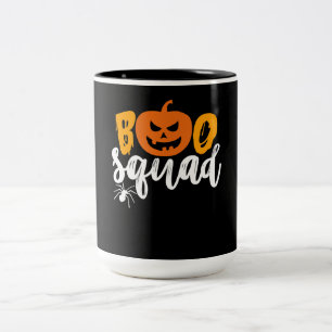 Spider Gift Boo Squad - Pumpkin Spider Halloween Två-Tonad Mugg