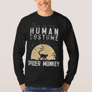 Spider Gift Halloween Human Costume Spider T Shirt