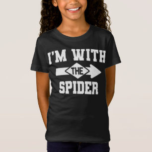 Spider Gift Jag är med matchningen av spindelkos T Shirt