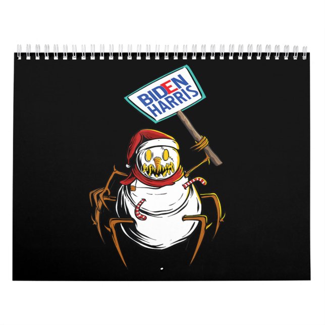 Spider Gift | Skary Snögubbe Spider Monsters Voter Kalender (Omslag)