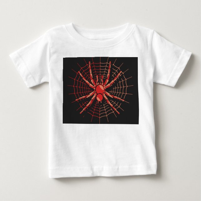 Spider Graphic Baby Bra Jersey T-Shirt (Framsida)