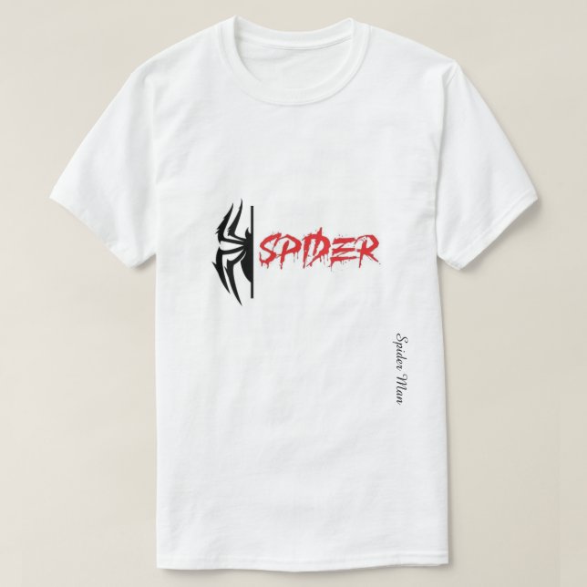 Spider Graphic Unisex T-Shirt – Typography Mix (Design framsida)
