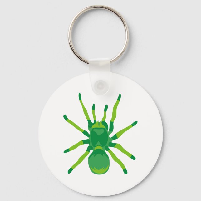 Spider (Grönt) Nyckelring (Framsida)