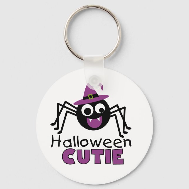 Spider Halloween Cutie Nyckelring (Framsida)