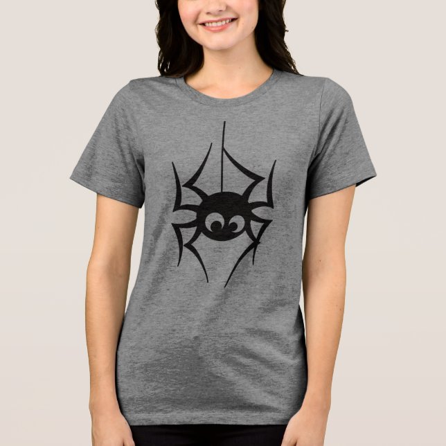 Spider Halloween T-Shirt (Framsida)