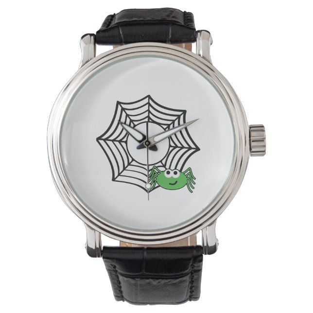 Spider halloween t shirts halloween armbandsur (Framsida)