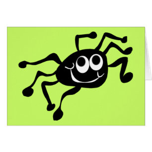 Spider Hälsningskort