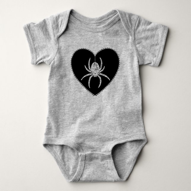Spider Heart T Shirt (Framsida)