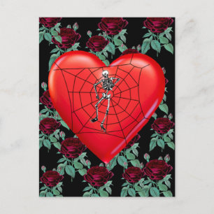 Spider Heart Vykort
