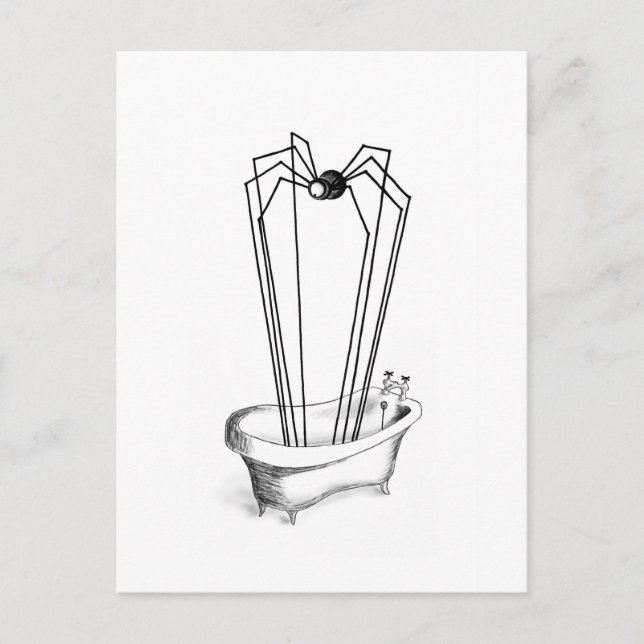 Spider i Bath Vykort (Framsida)