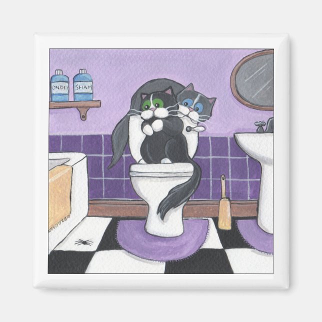 Spider i Bathroom Magnet (Framsidan)